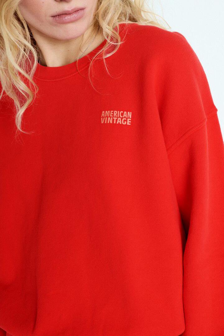 American Vintage, Izubird Sweatshirt, Vintage Strawberry