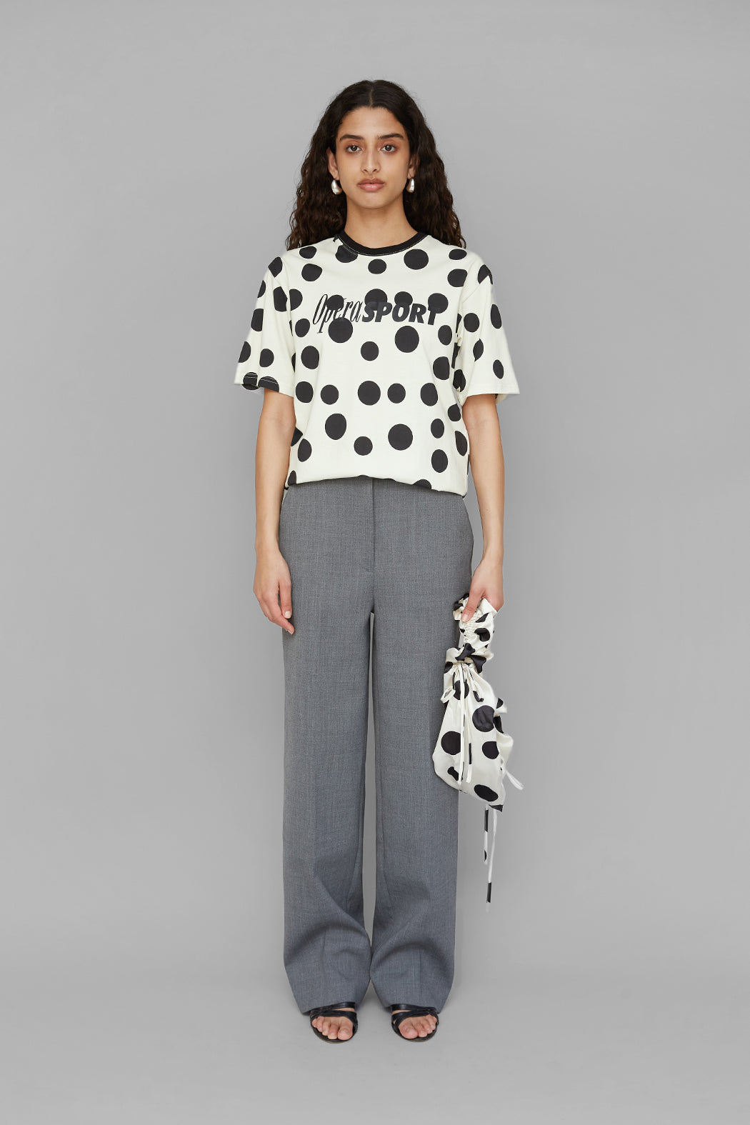 OpéraSport, JINA UNISEX T-SHIRT, Black Dots