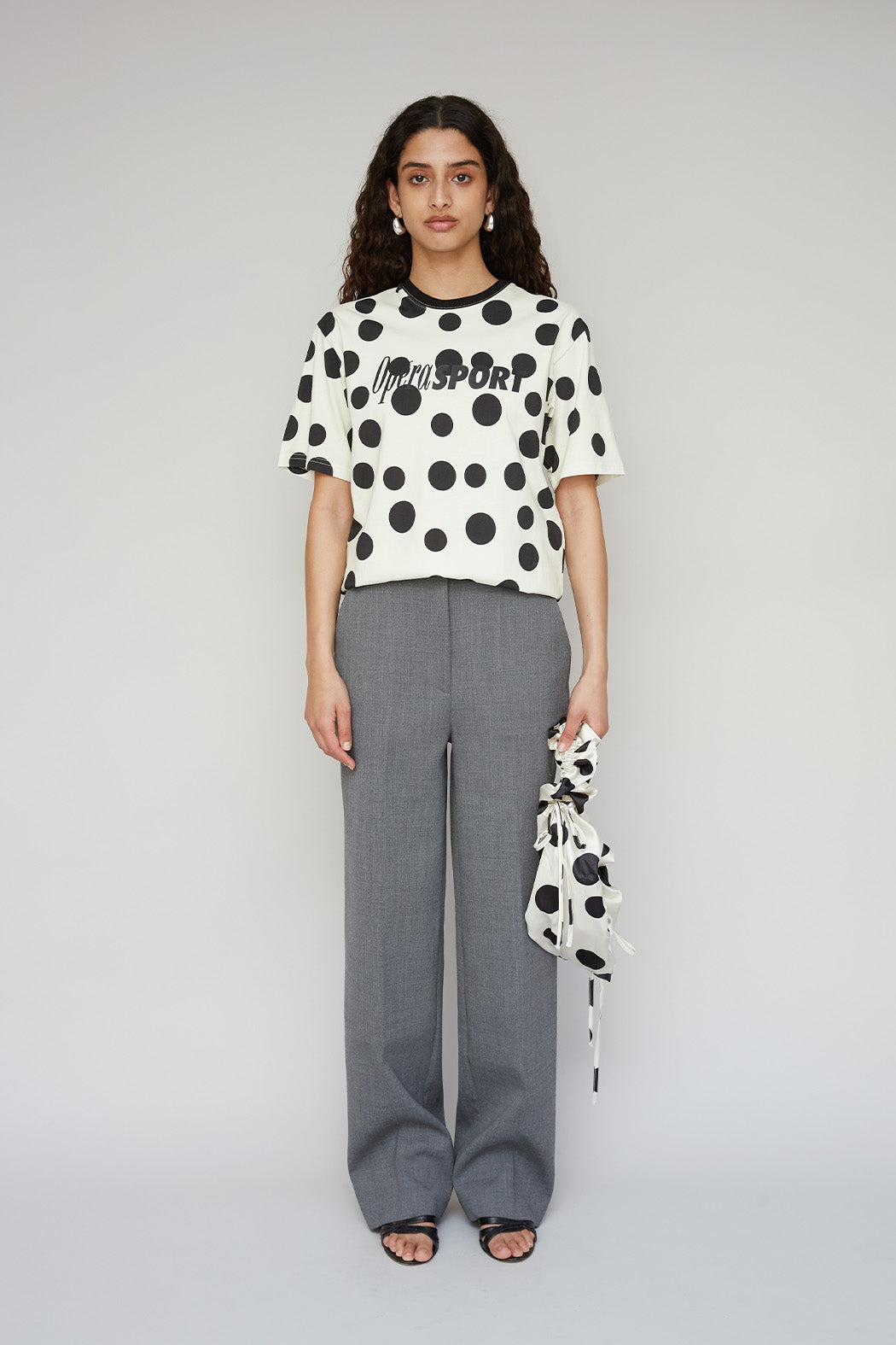 OpéraSport, JINA UNISEX T-SHIRT, Black Dots