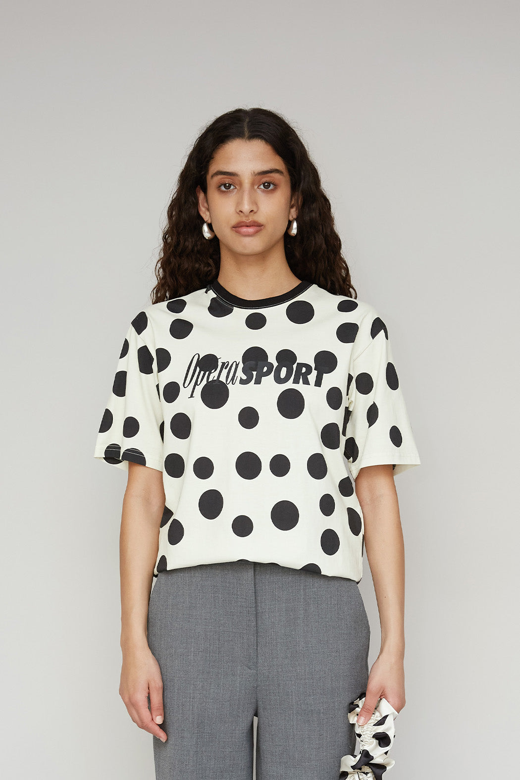 OpéraSport, JINA UNISEX T-SHIRT, Black Dots