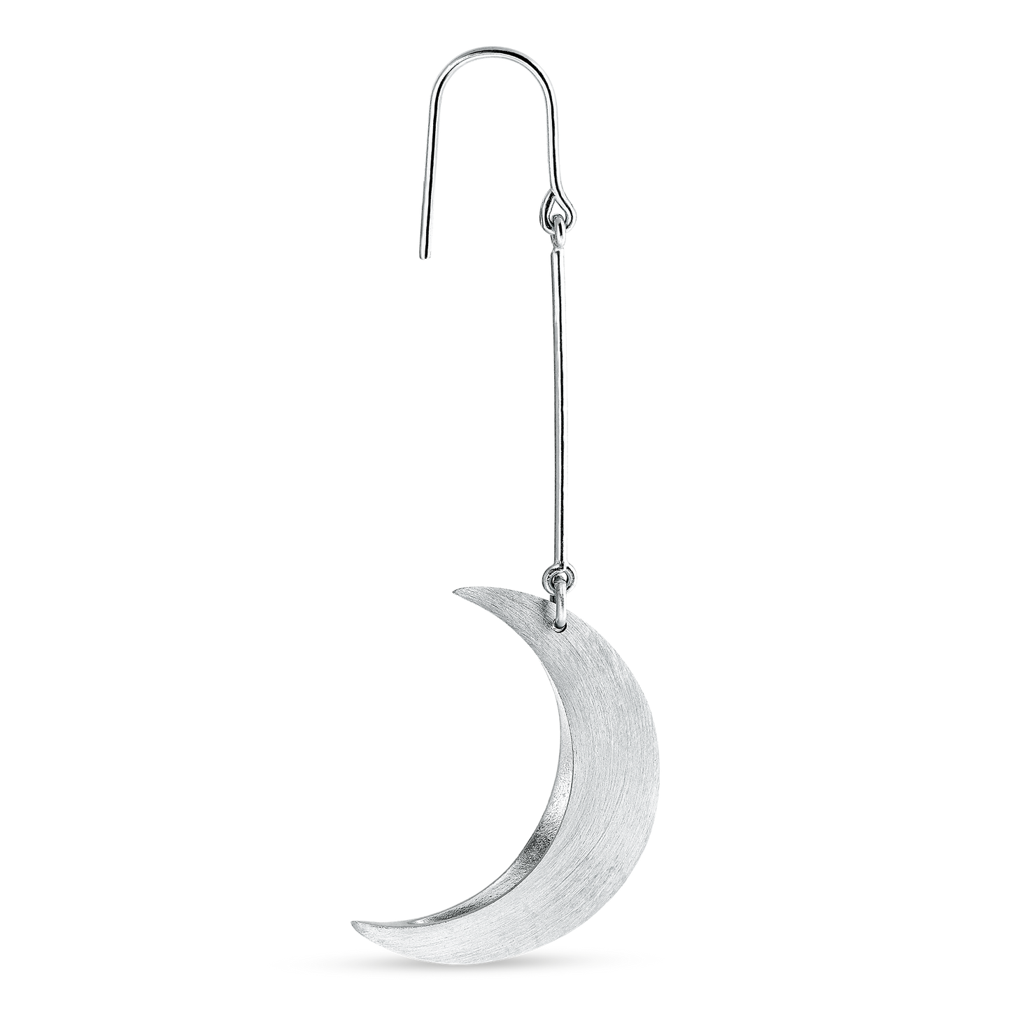 Jane Kønig, Half Moon ørering, Sterlingsølv.