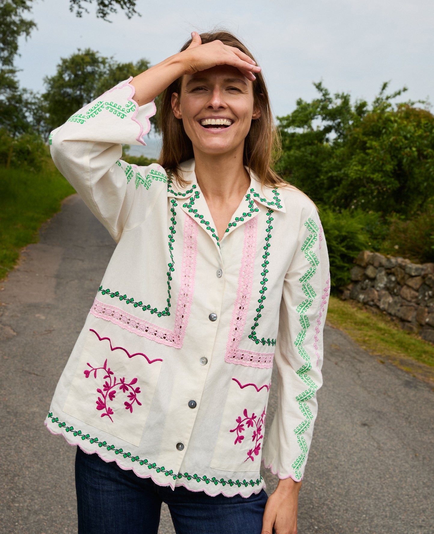 Sissel Edelbo, JIA SHIRT, Cream