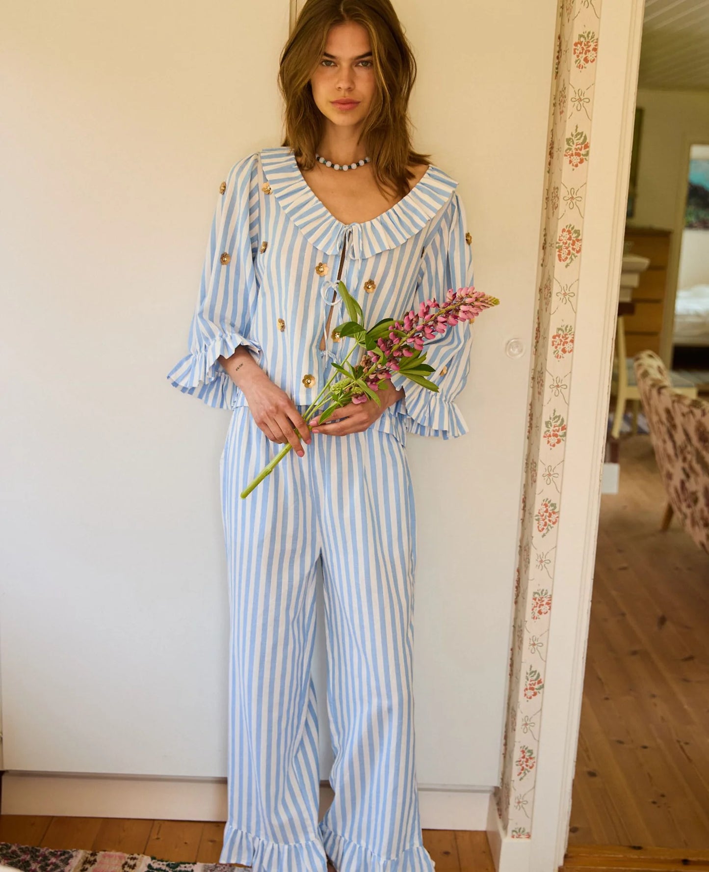 Sissel Edelbo, KIKI PANTS, BLUE STRIPES
