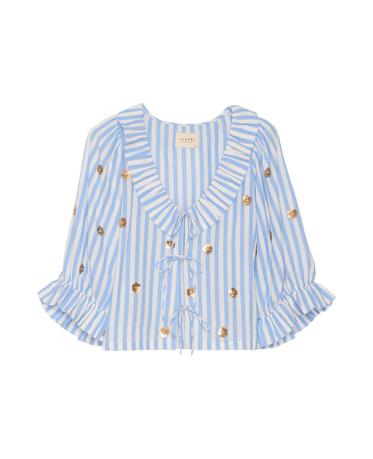 Sissel Edelbo,  KIKI TOP, BLUE STRIPES