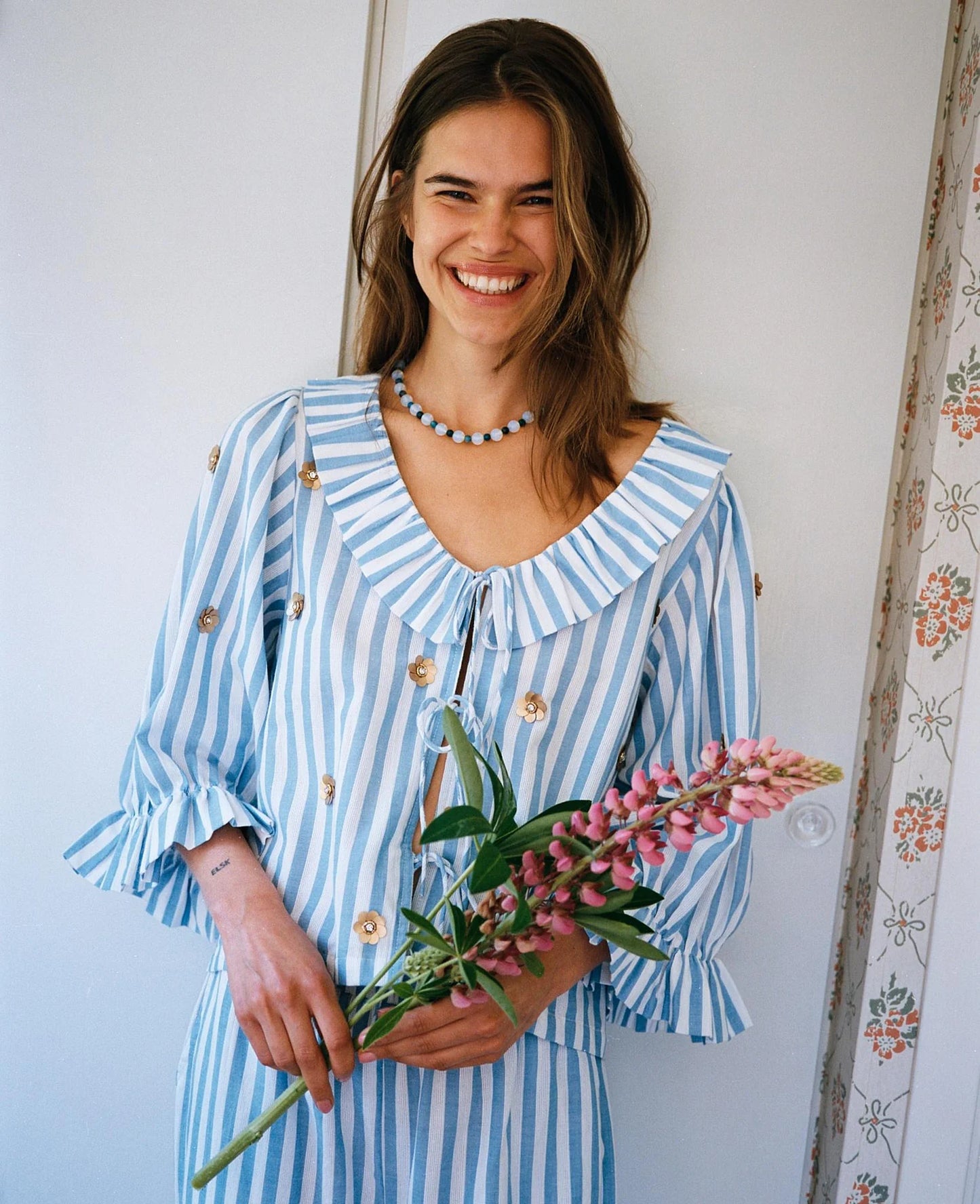 Sissel Edelbo,  KIKI TOP, BLUE STRIPES