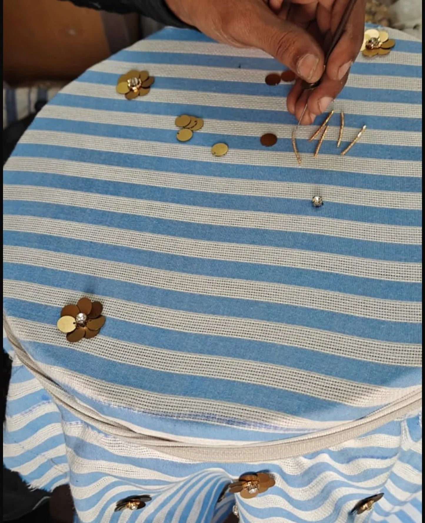 Sissel Edelbo,  KIKI TOP, BLUE STRIPES
