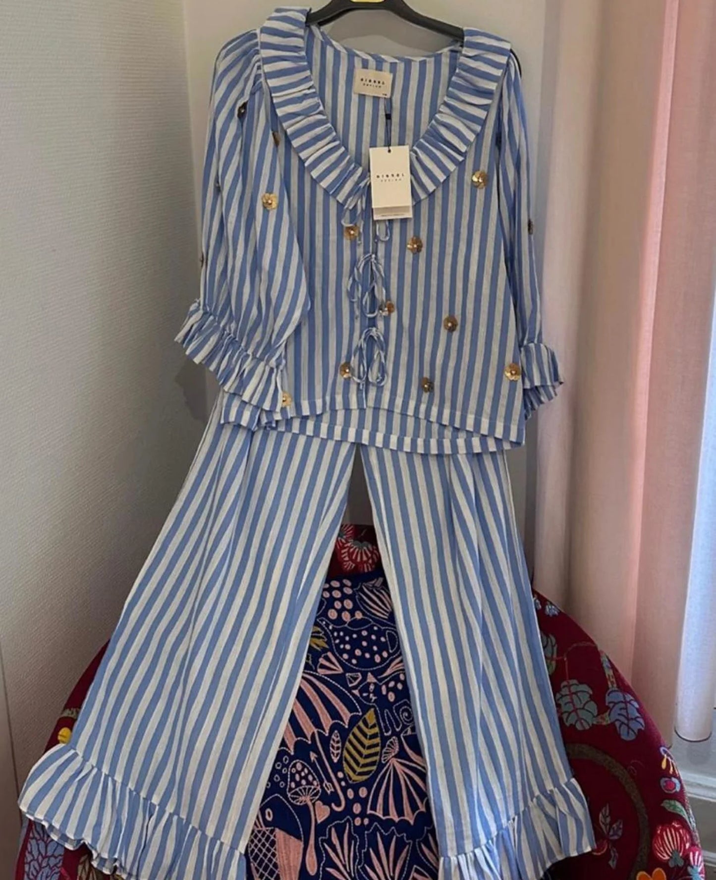 Sissel Edelbo, KIKI PANTS, BLUE STRIPES