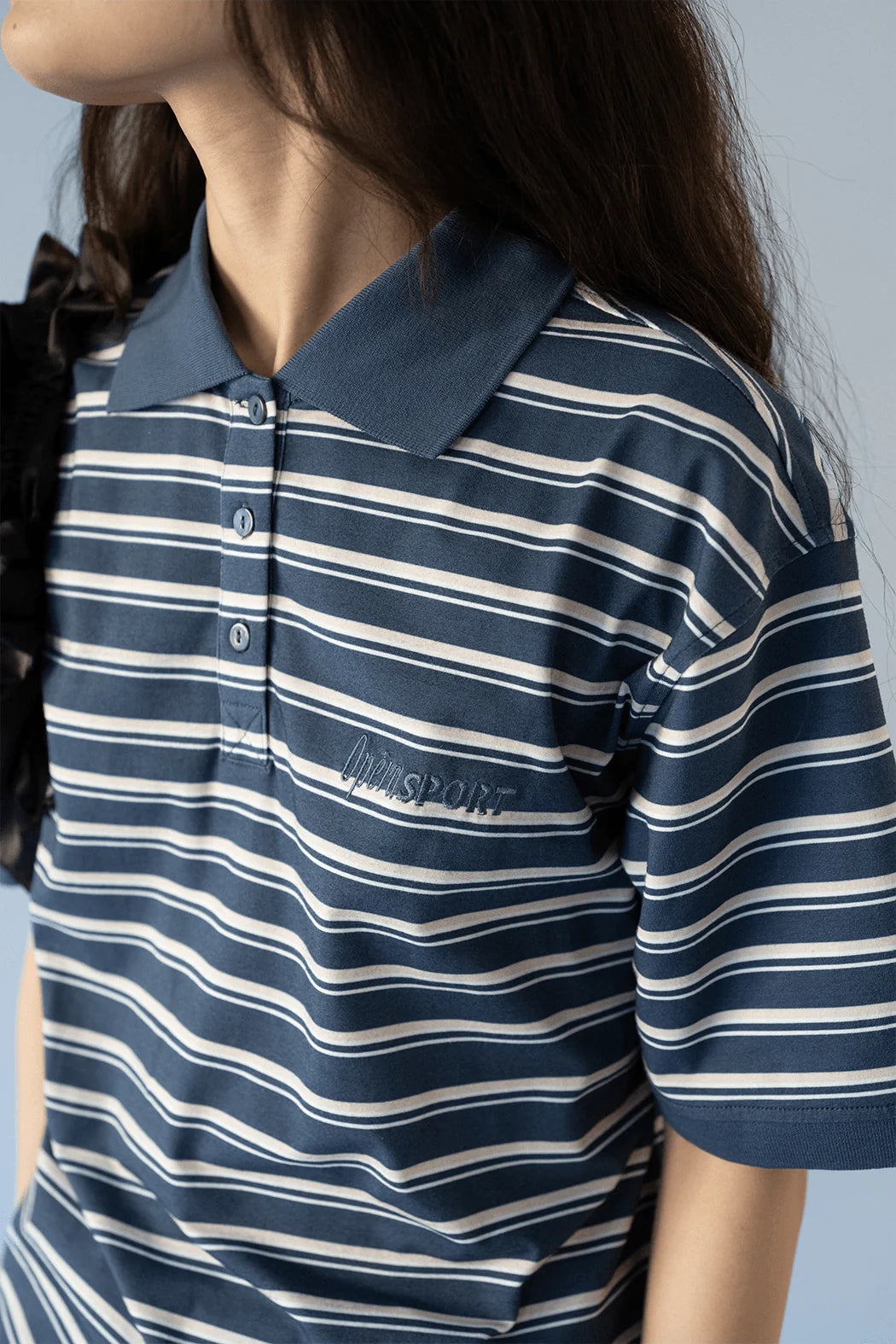OpéraSPORT, Luna Unisex Polo, Navy striber