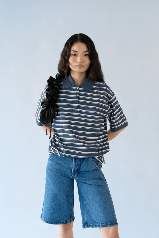 OpéraSPORT, Luna Unisex Polo, Navy striber