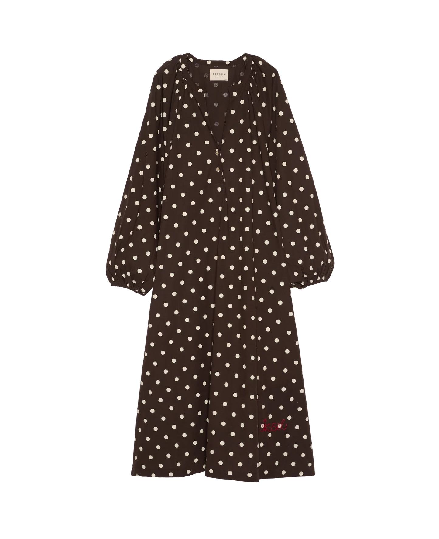 Sissel Edelbo, LARA DRESS, BROWN DOT