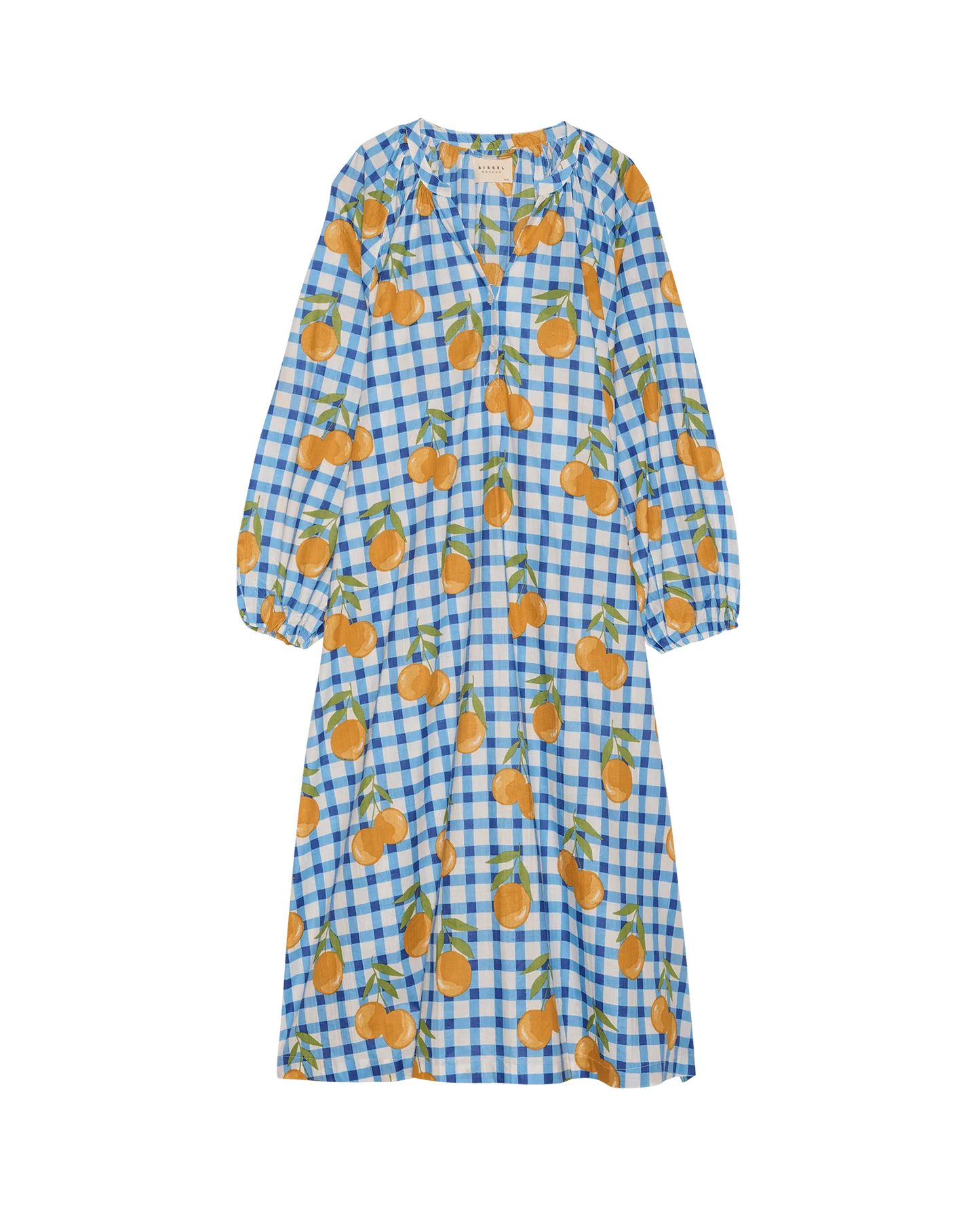 Sissel Edelbo, LARA DRESS, BLUE ORANGE
