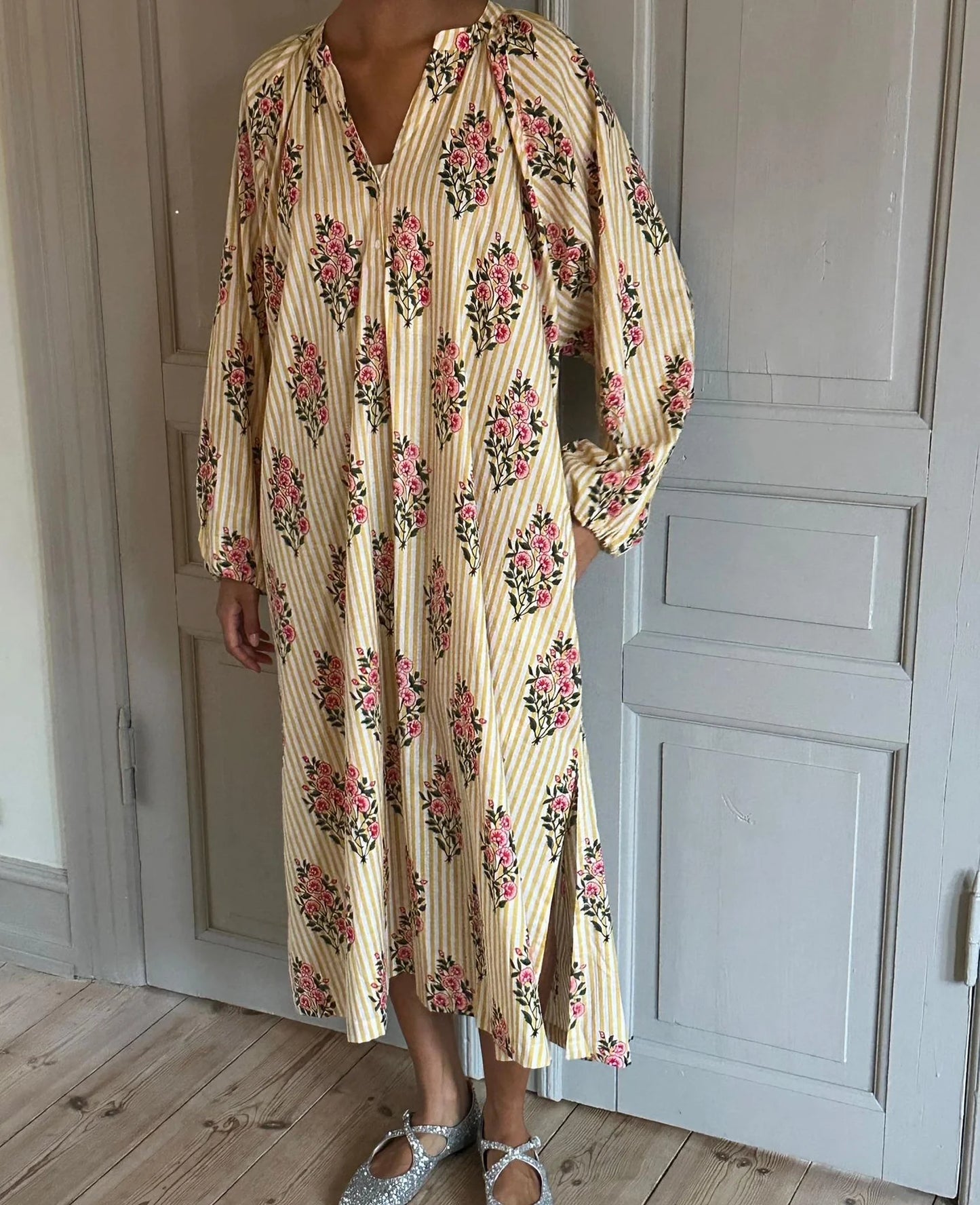 Sissel Edelbo, LARA DRESS, GOLDEN YELLOW