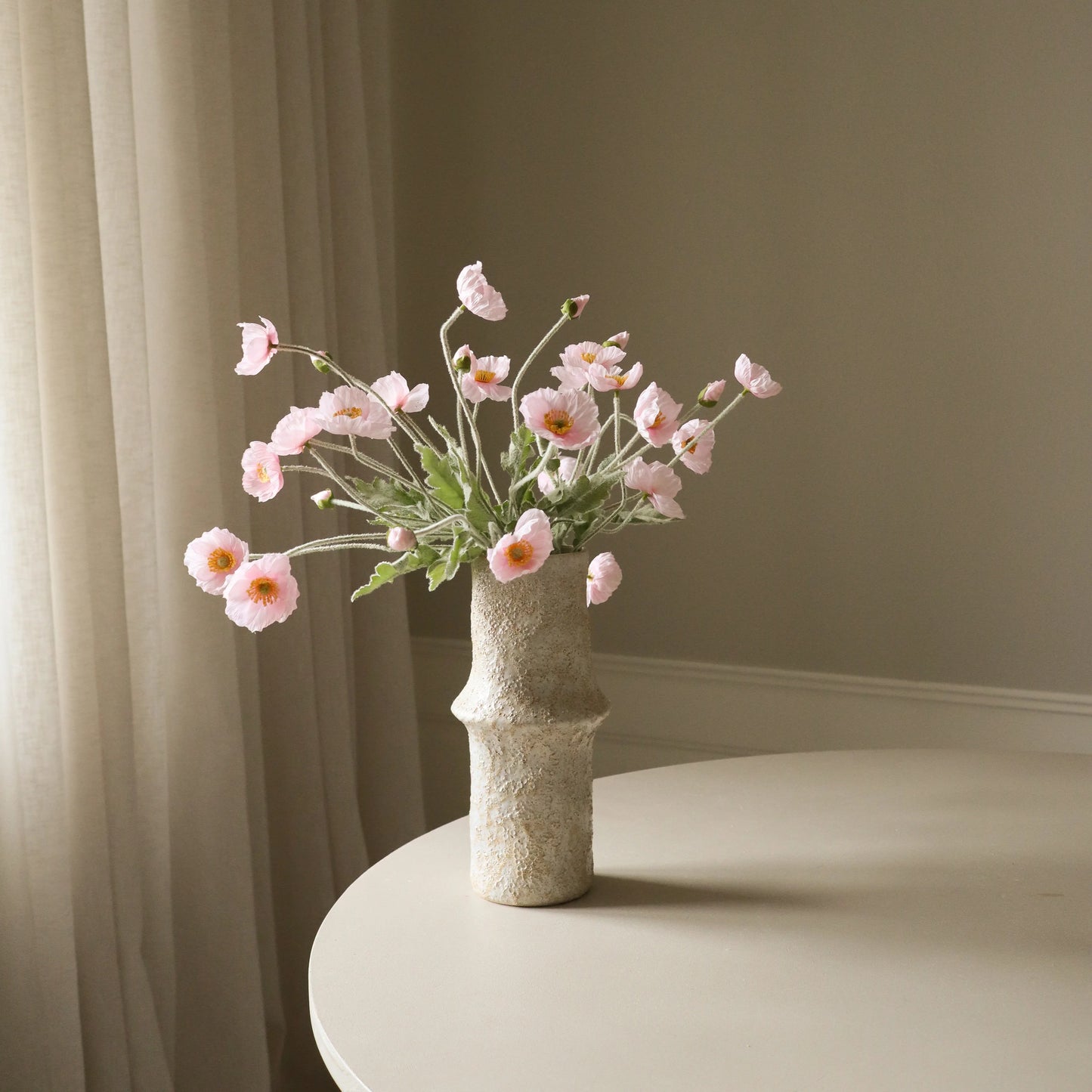 Botané, Light Pink Poppy Flower