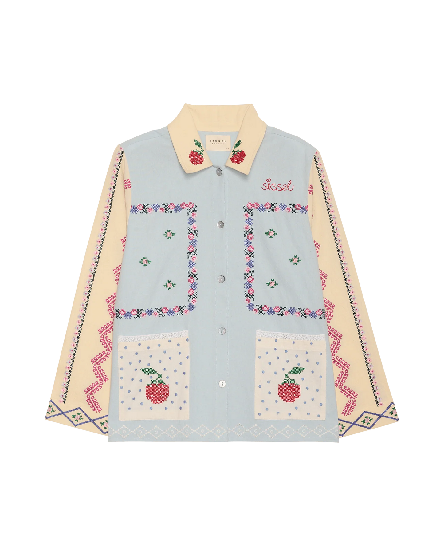 Sissel Edelbo, LOUISE SHIRT, BABY BLUE