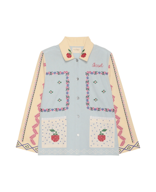 Sissel Edelbo, LOUISE SHIRT, BABY BLUE