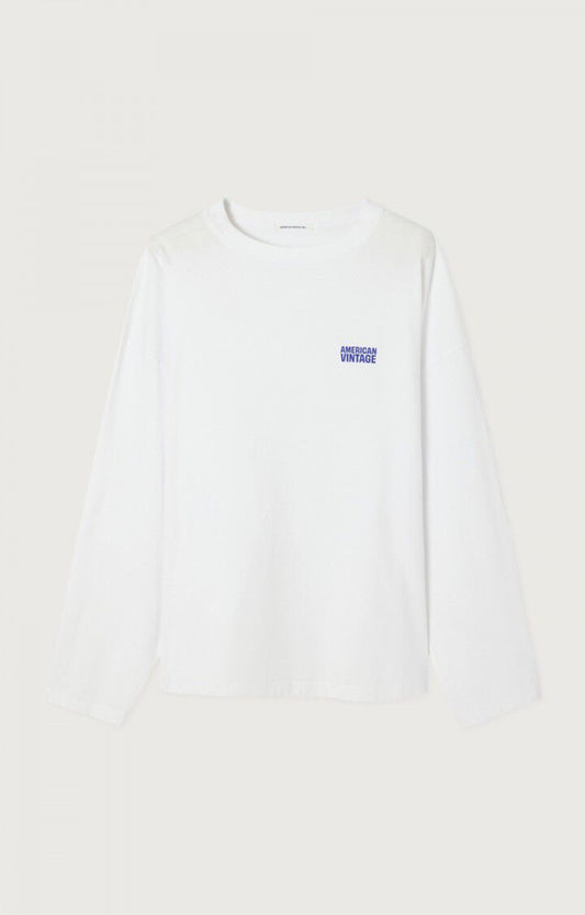 American Vintage, GIXY L/S T.shirt, White