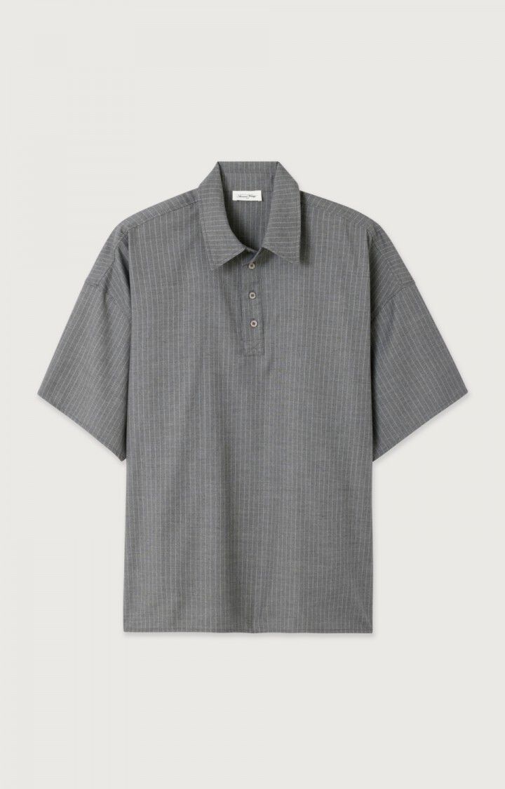 American Vintage, YROWAY Shirt, HEATHER GREY STRIPES