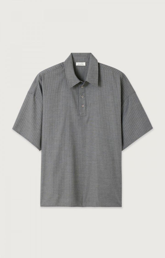 American Vintage, YROWAY Shirt, HEATHER GREY STRIPES