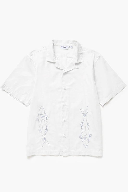 Service Works, Mackerel Shirt, White