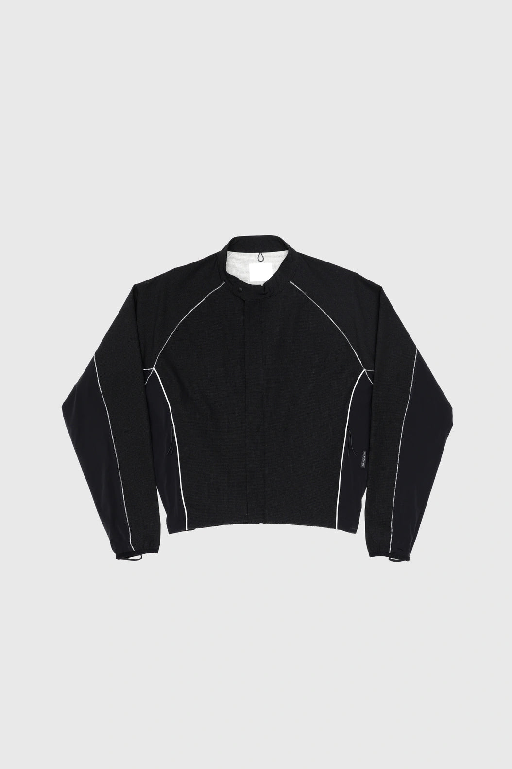 Optimistic Runners, Moto Cut Jacket, Black