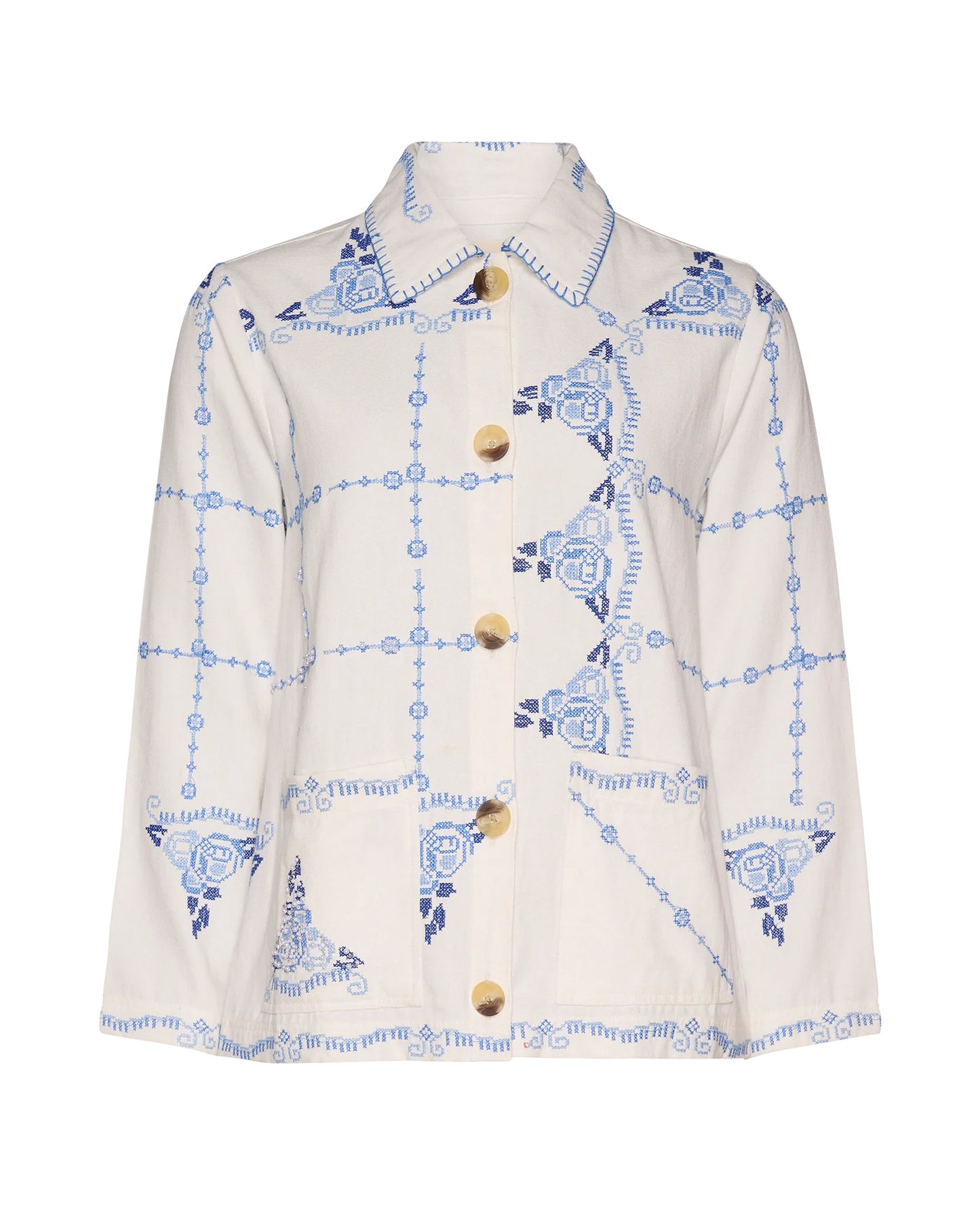 Sissel Edelbo, My Jacket, Ecru Blue