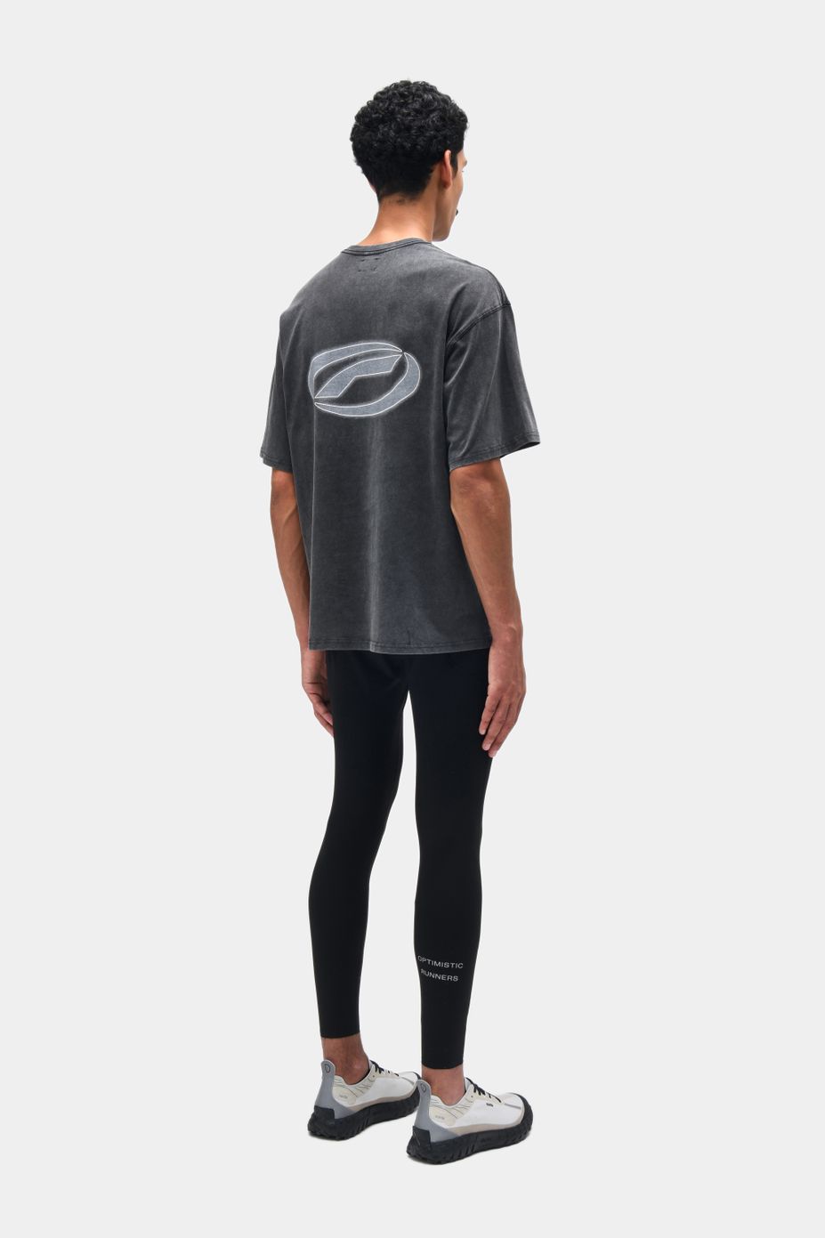 Optimistic Runners, Baumwolle T-shirt, Dark Grey