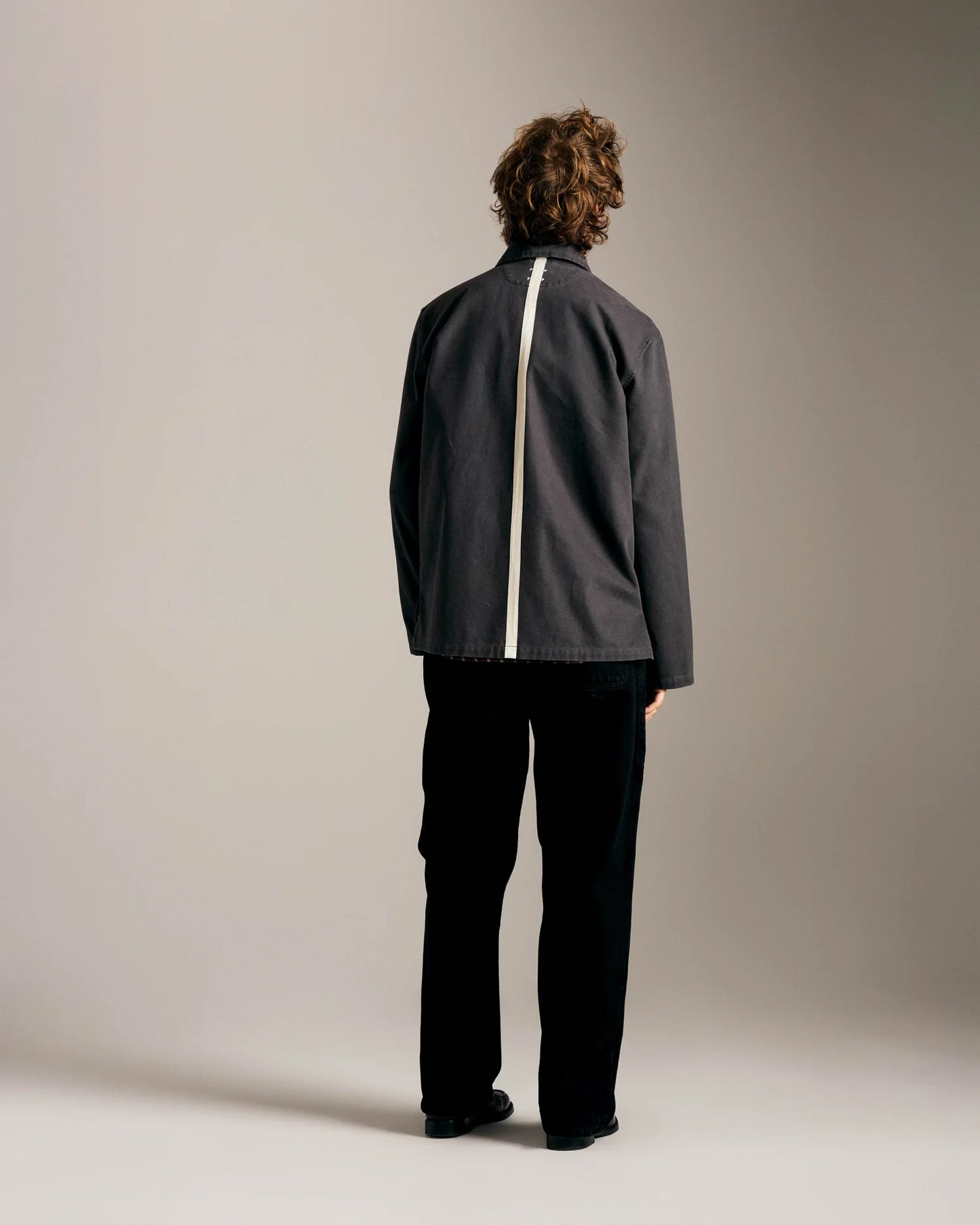 POP Trading Company, POP BEATTIE OVERSHIRT, CHARCOAL
