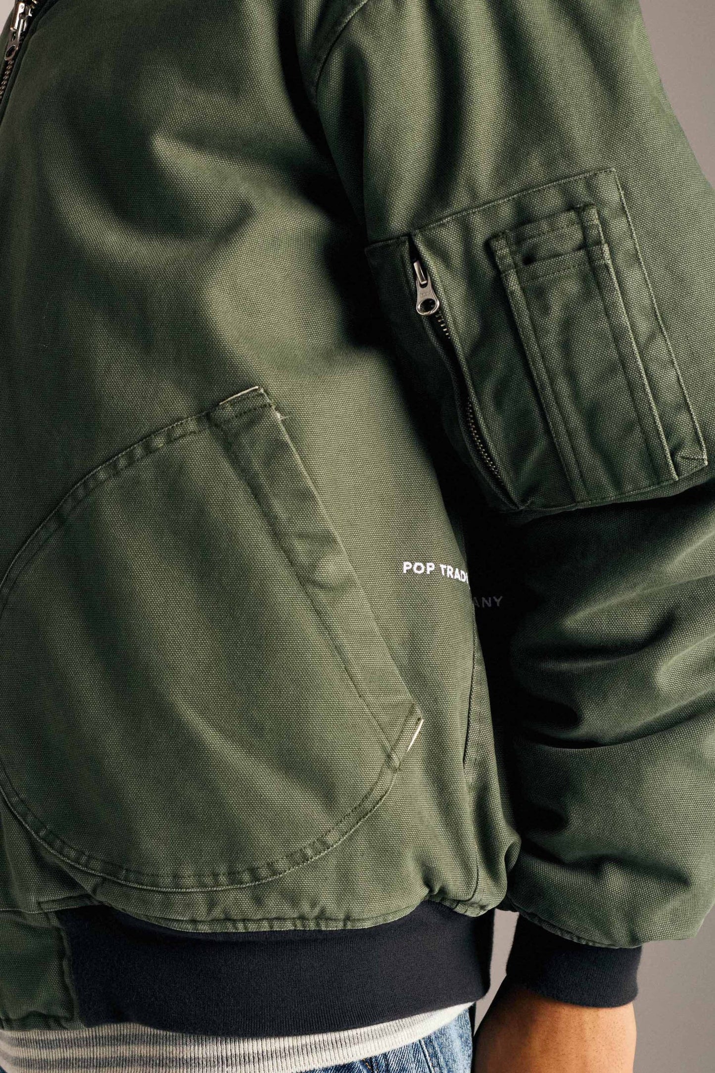 POP Trading Company, POP FLIGHT JACKET, THYME