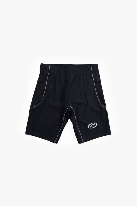 Optimistic Runners, Performance short tights, Black