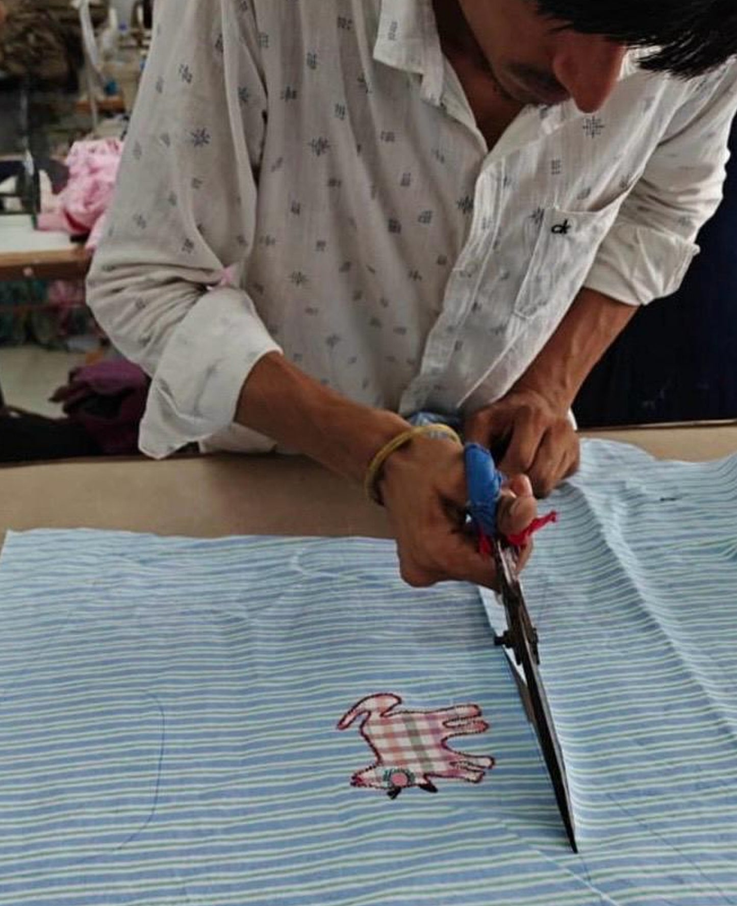 Sissel Edelbo, PIL SHIRT, Green stripes