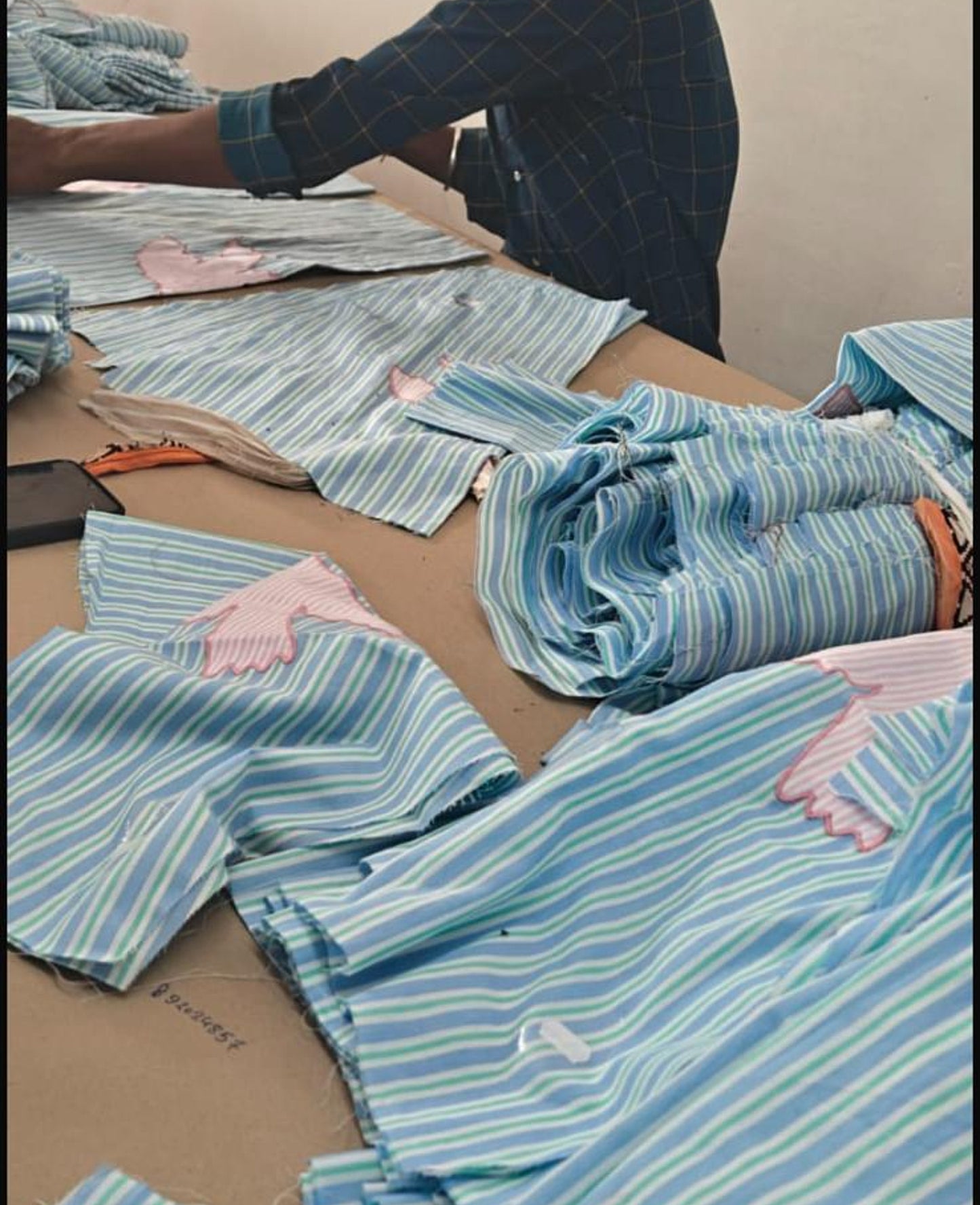 Sissel Edelbo, PIL SHIRT, Green stripes