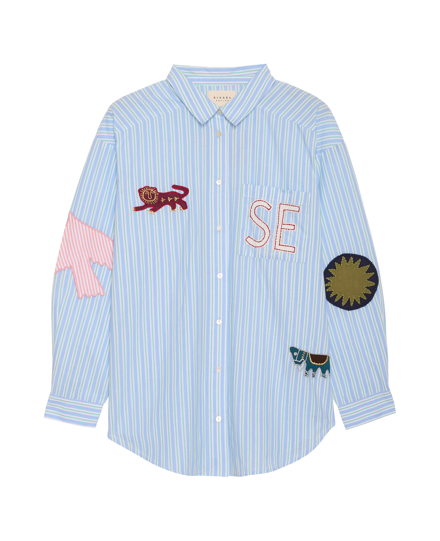 Sissel Edelbo, PIL SHIRT, Green stripes