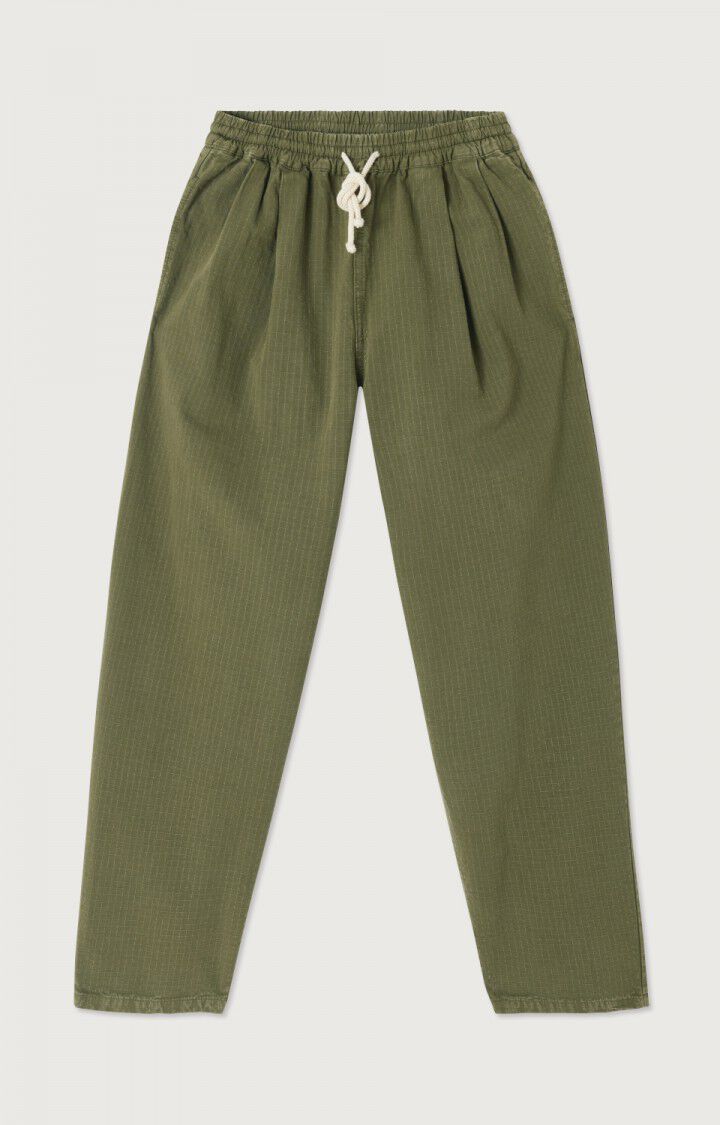 American Vintage, Women's trousers Rygybay, KHAKI