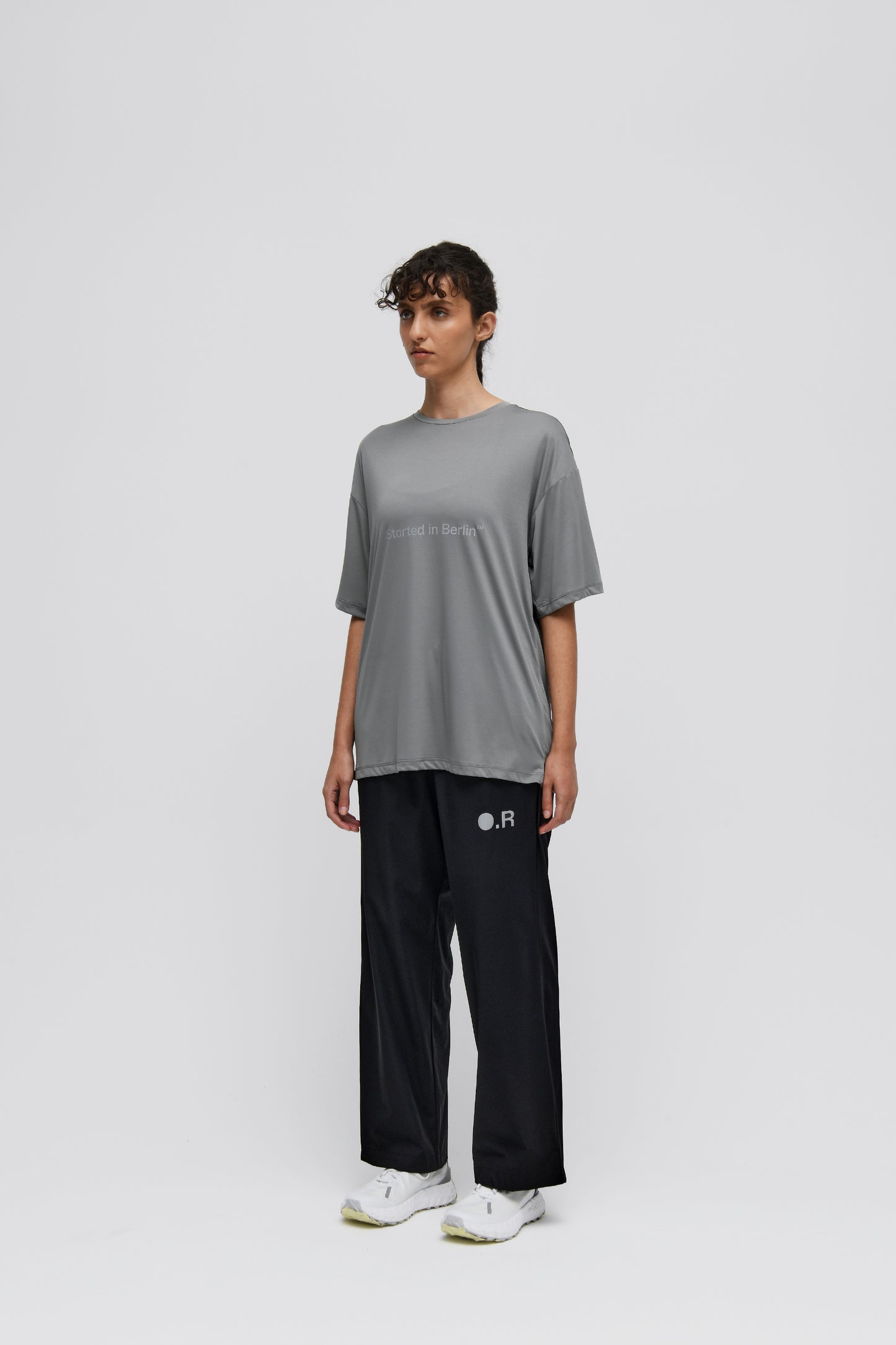 Optimistic Runners, Recycled Started In Berlin™ T-Shirt, Asphalt-Grey