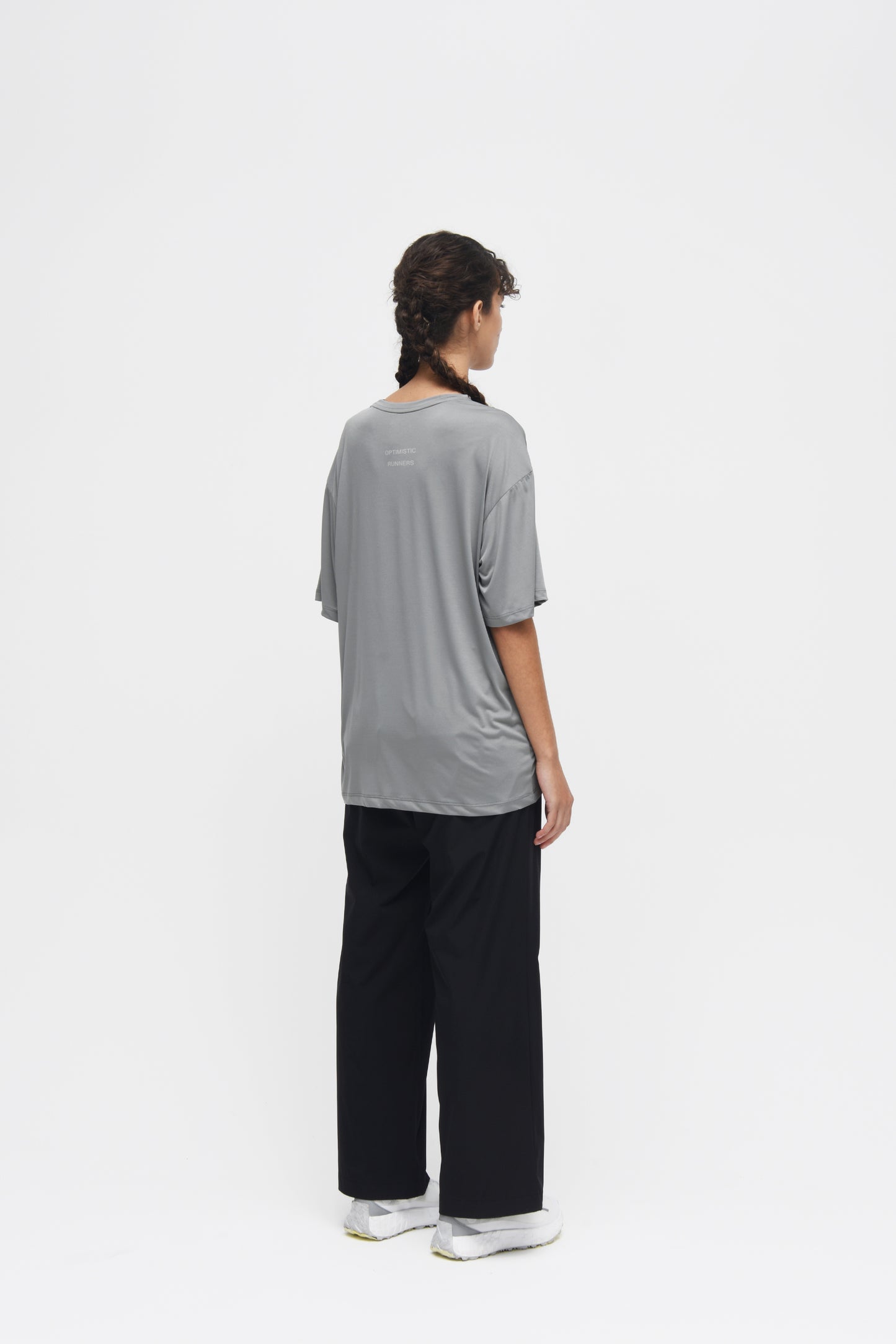 Optimistic Runners, Recycled Started In Berlin™ T-Shirt, Asphalt-Grey