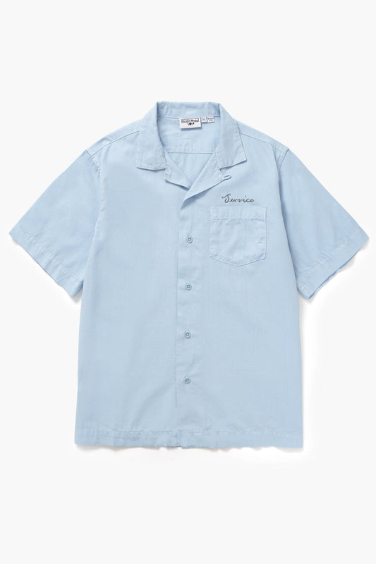 Service Works, Embroidered Resort Shirt, Powder