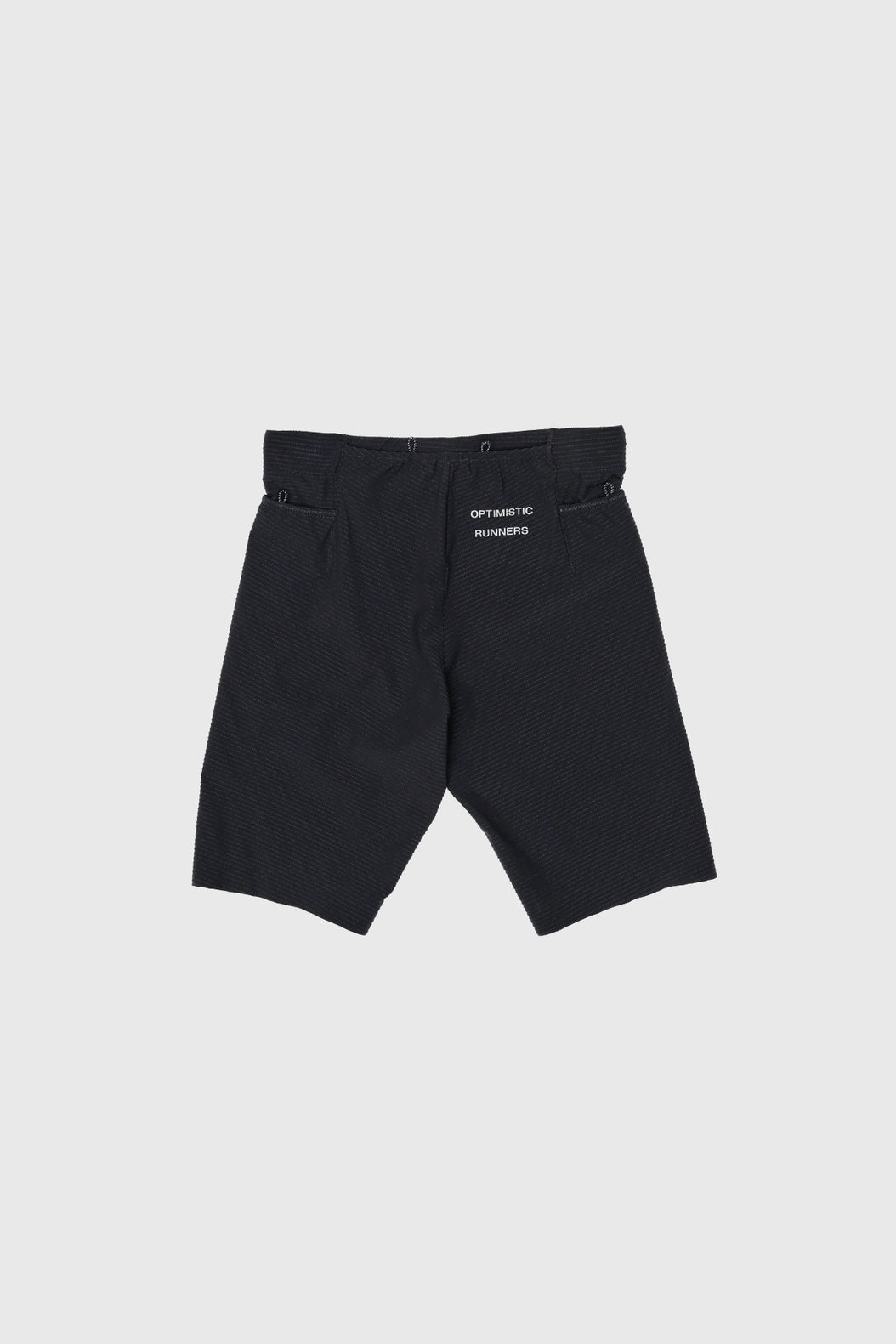 Optimistic Runners, Ruffle Short Tights, Black