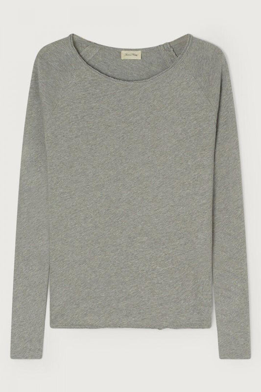 American Vintage, SONOMA L/S T-shirt, Heather Grey