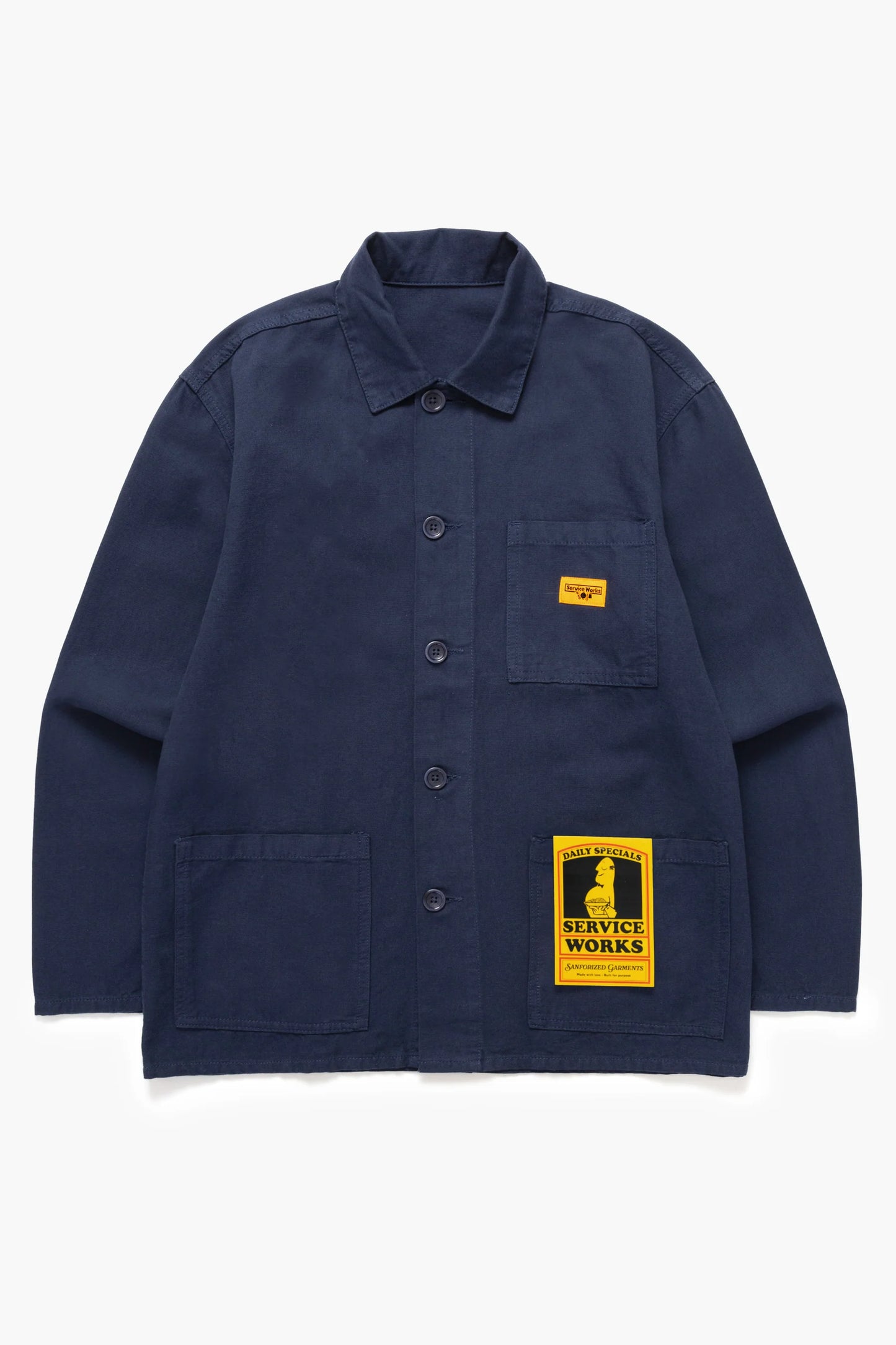 Service Works, Classic Chore Shirt, Dark Navy