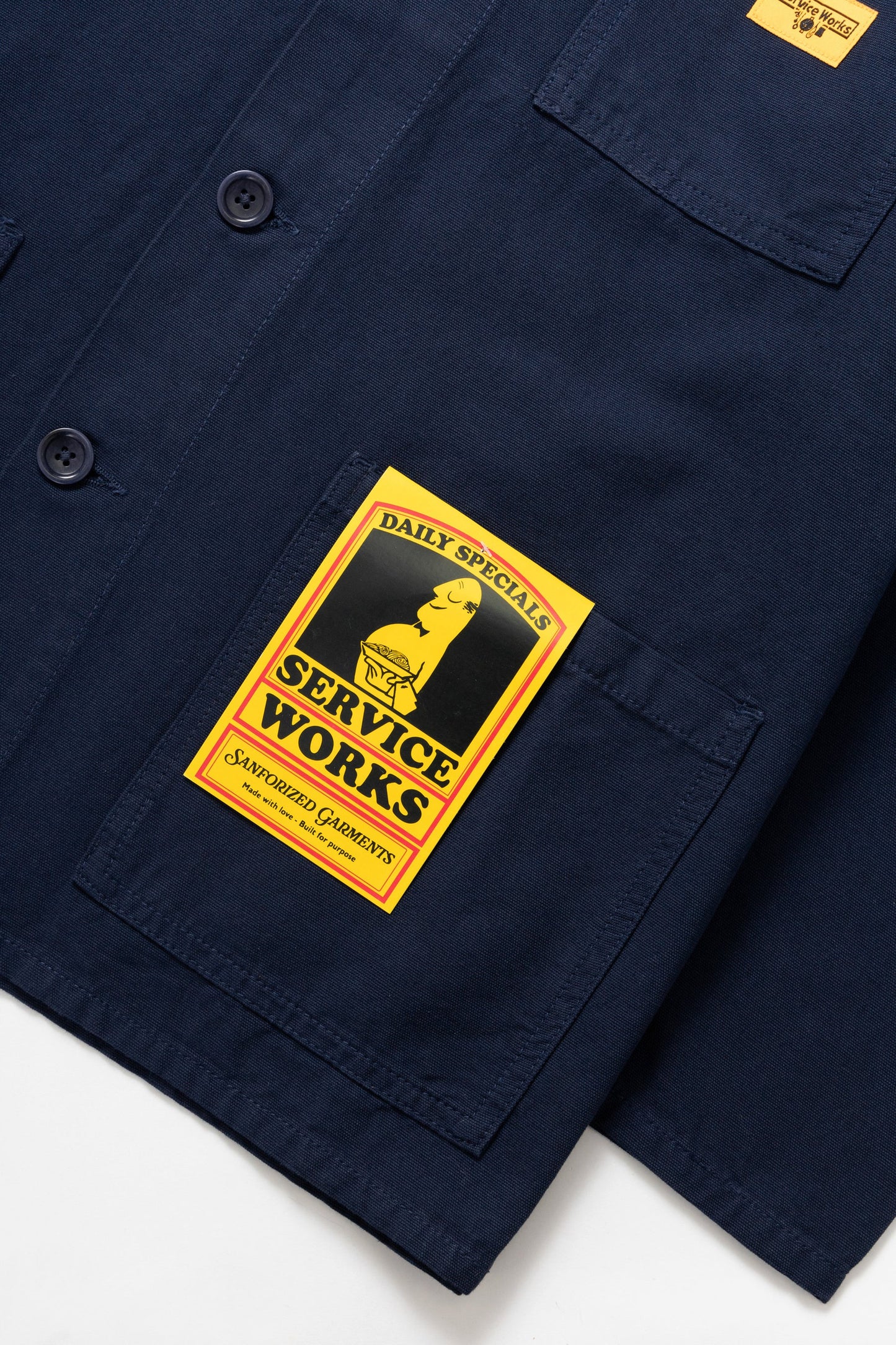 Service Works, Classic Chore Shirt, Dark Navy