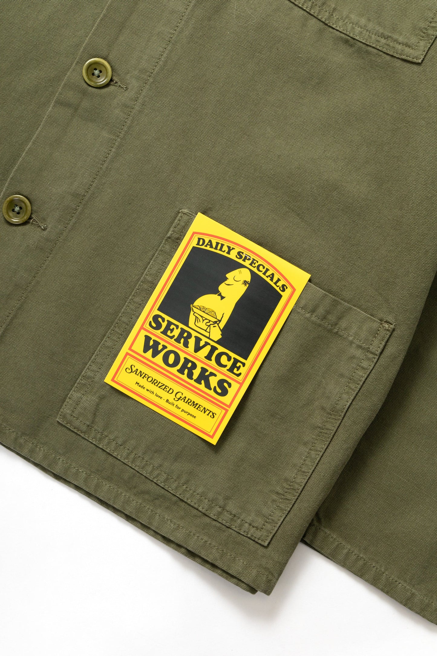 Service Works, Classic Chore Shirt, Olive