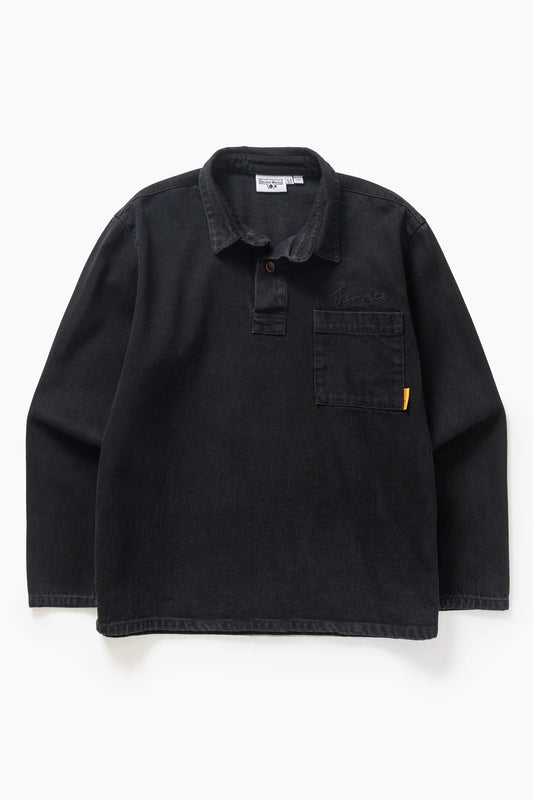 Service Works, Denim Script Popover, Dark Wash