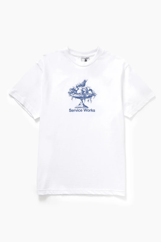 Service Works, Fruit Bowl Tee, White