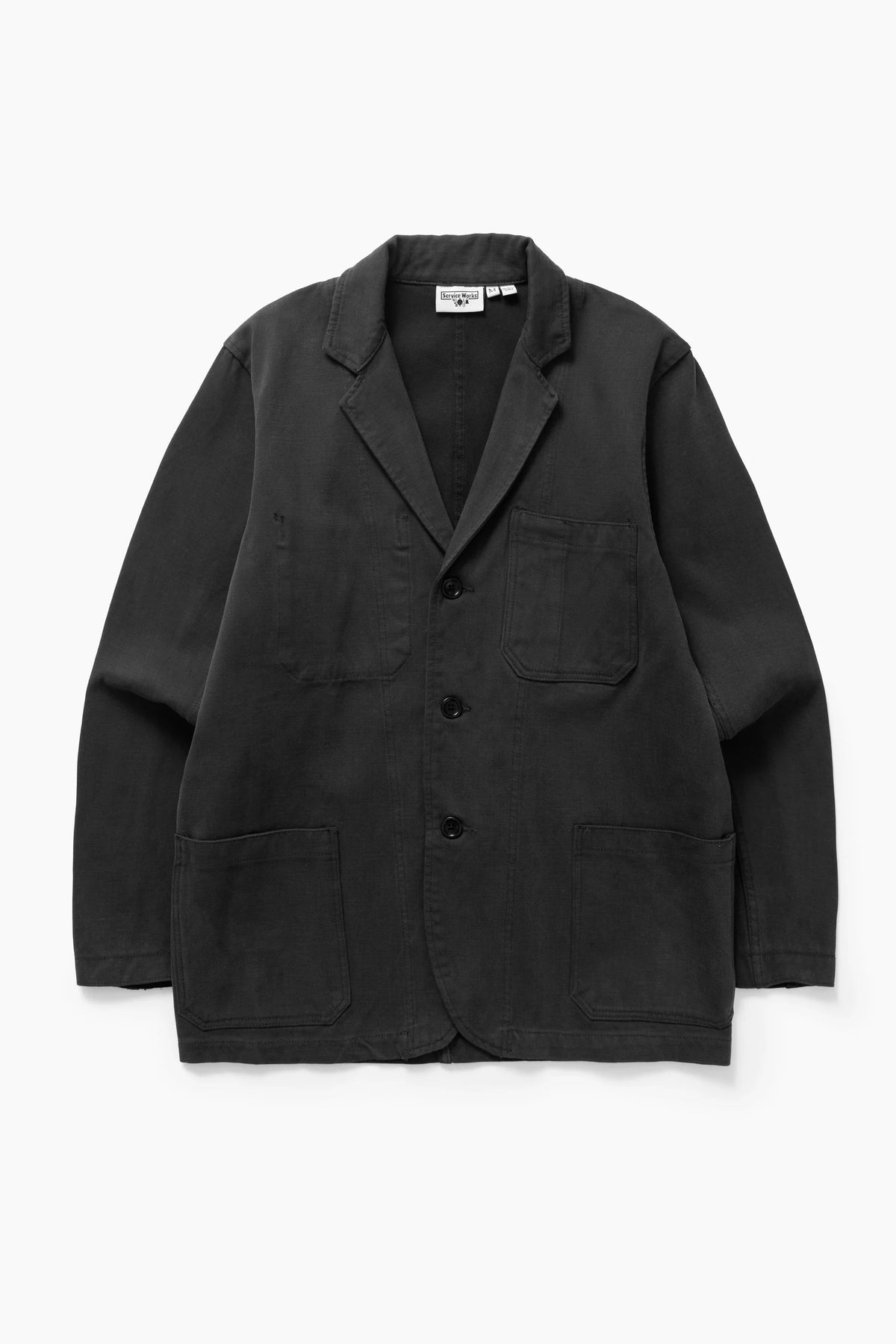 Service Works, Moleskin Server Suit Jacket, Black – Sundown