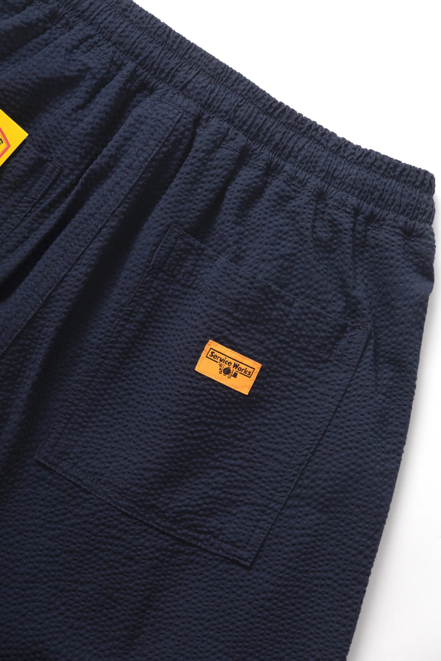 Service Works, Seersucker Chef Pants, Dark Navy