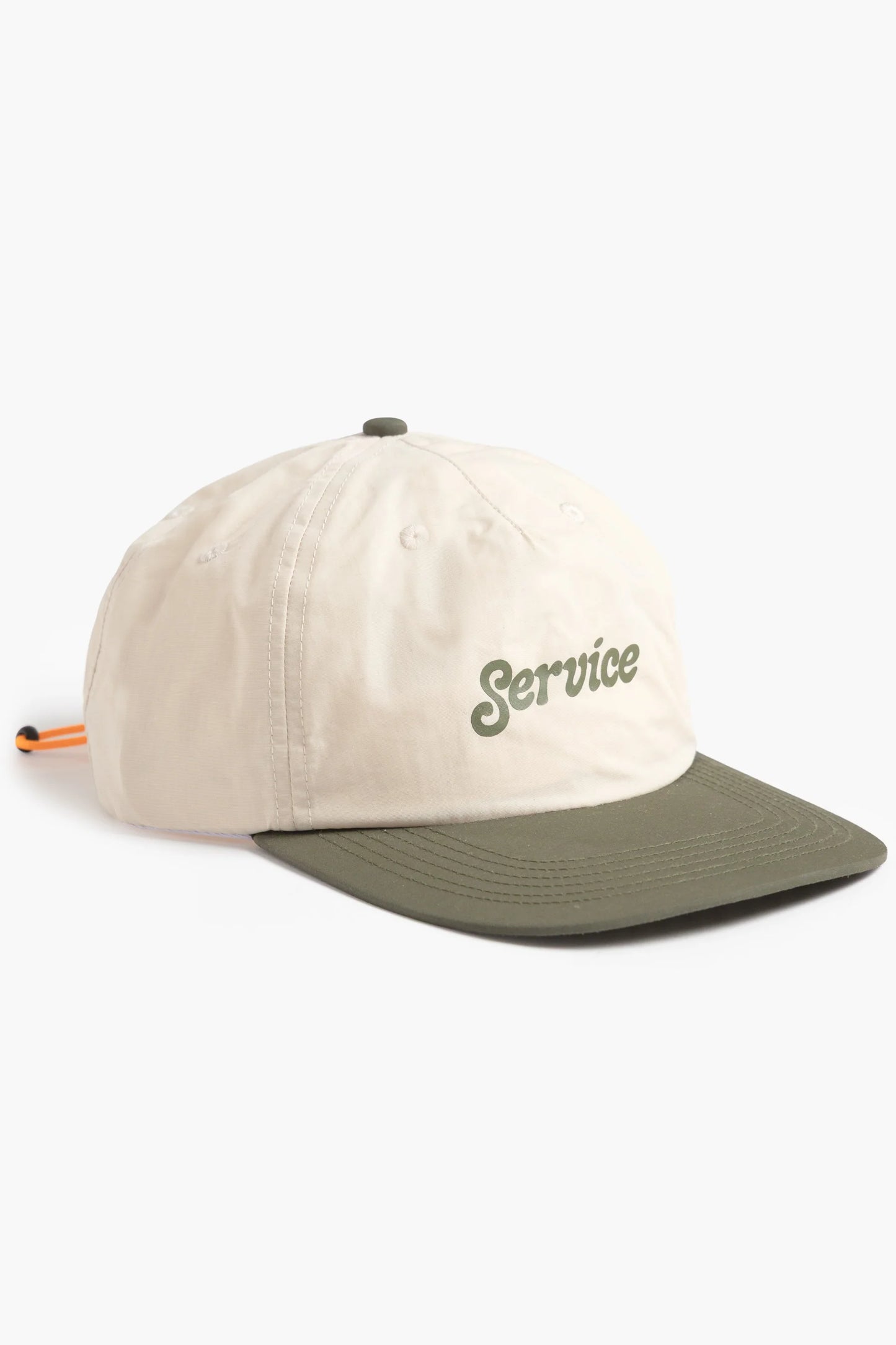 Service Works, Script Surf Cap, Off-White & Olive