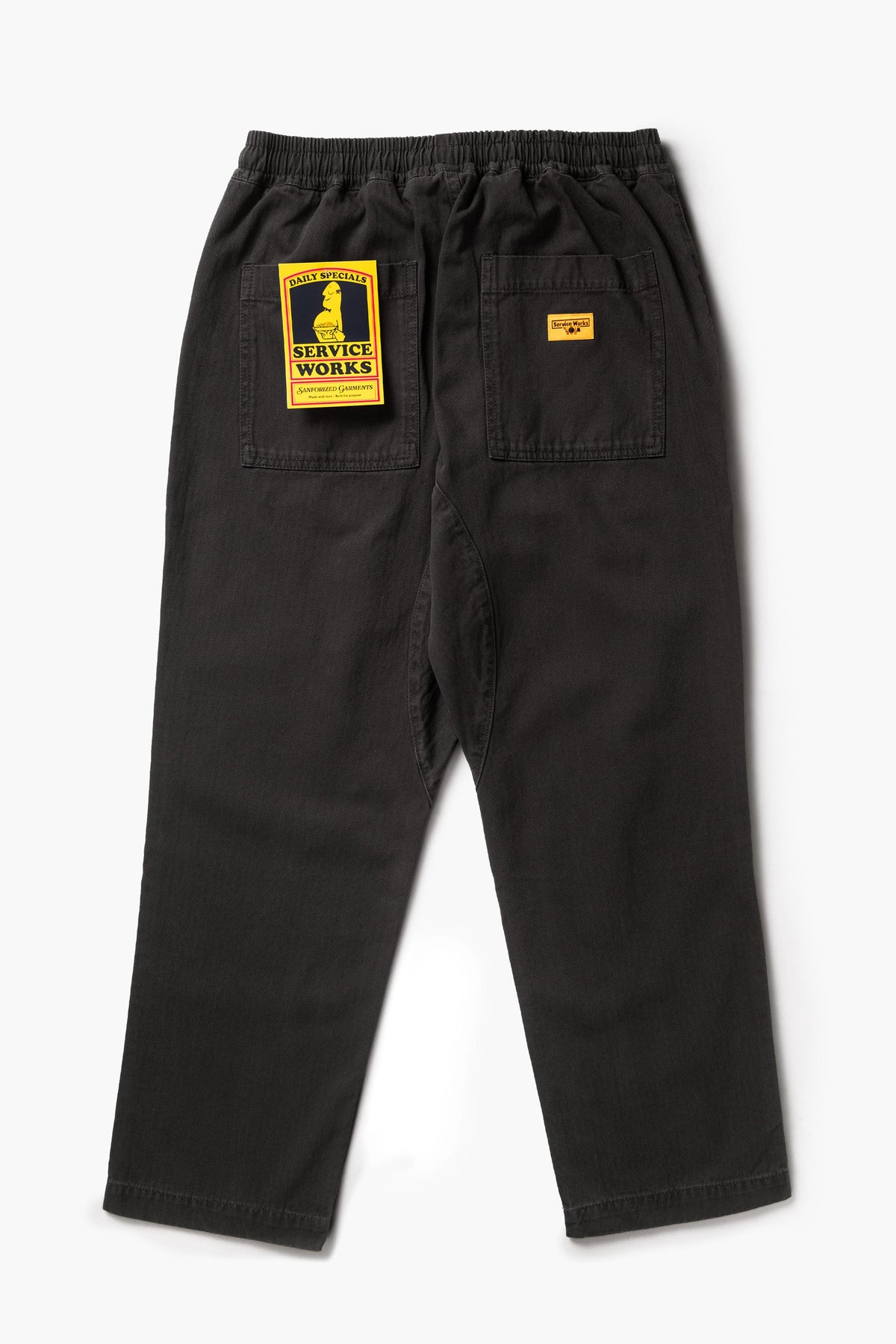 Service Works, Pigment Herringbone Chef Pants, Black