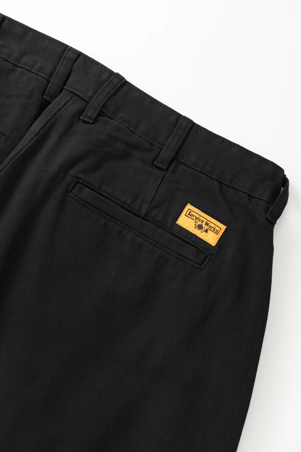 Service Works, Twill Part Timer Pant, Black