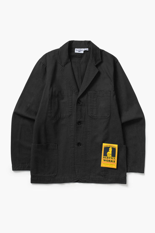 Service Works, Twill Server Suit Jacket, Black