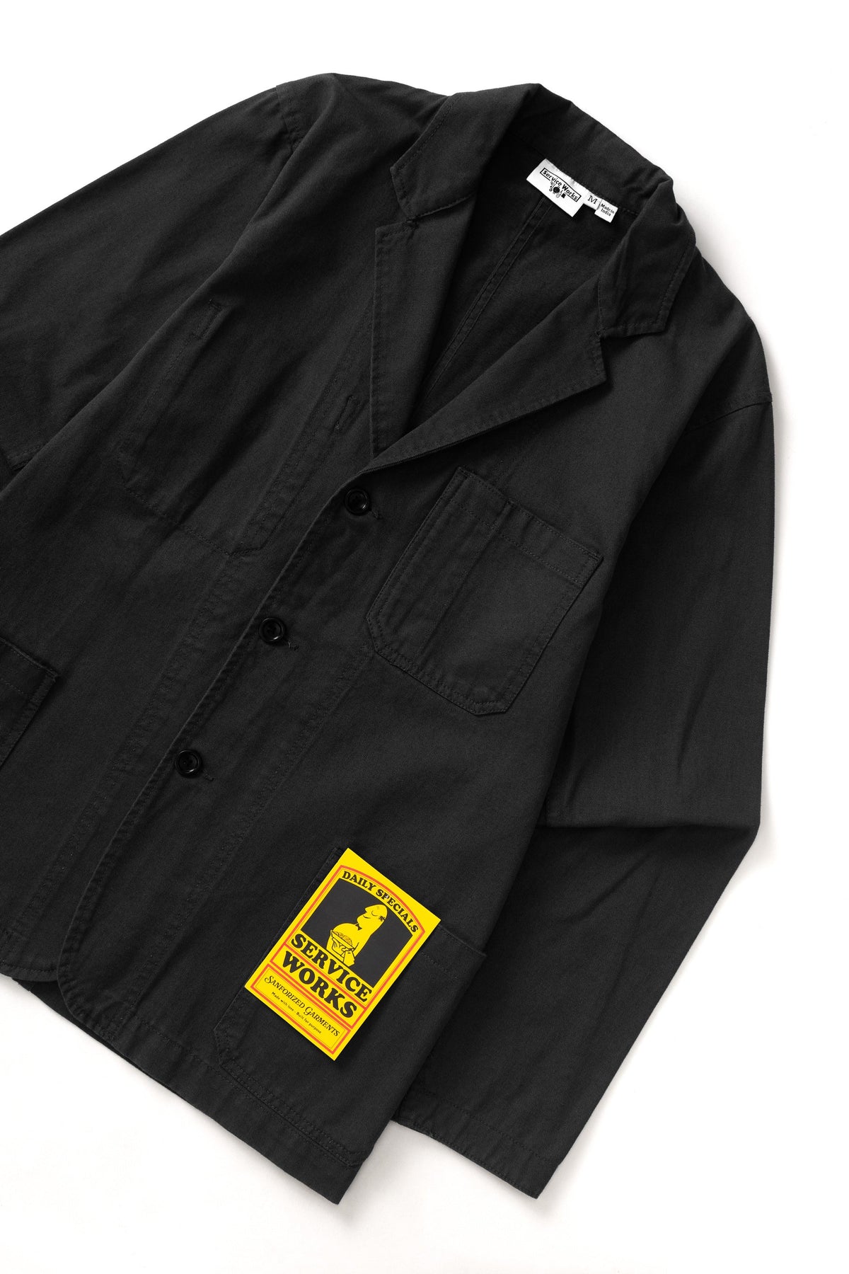 Service Works, Twill Server Suit Jacket, Black